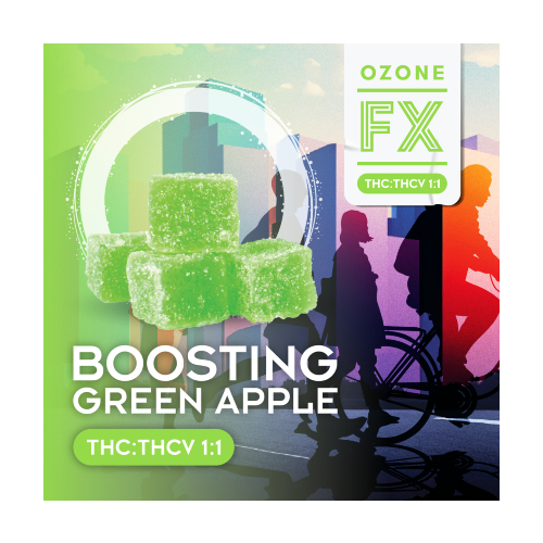 1:1 THC:THCv Boosting Green Apple Gummies - Image 2