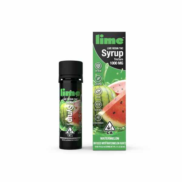 1000mg Live Resin THC Syrup Tincture | Watermelon - Image 2