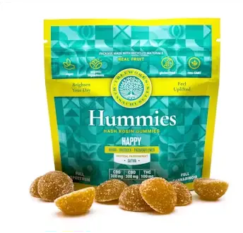 Treeworks Happy | Tropical Passionfruit | Hash Rosin Gummies | 20pk | 100mg